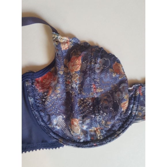 Vogue Dessous Sheer Lace Unlined Bra - Picture 2 of 12